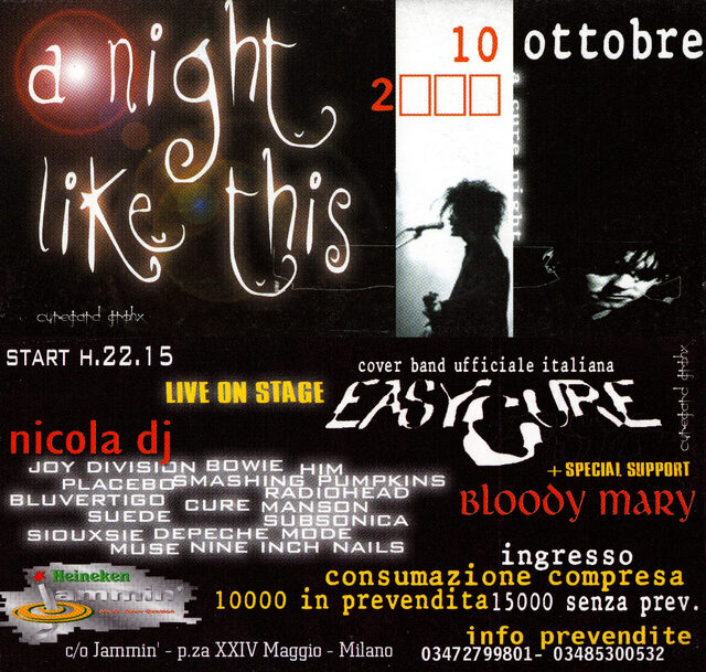 Flyer — A night like this