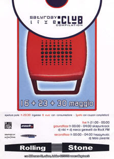 Flyer — Saturday Live Club