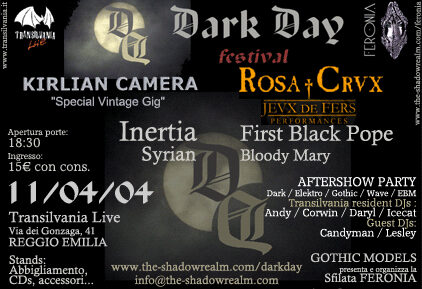 Flyer — Dark Day 2004