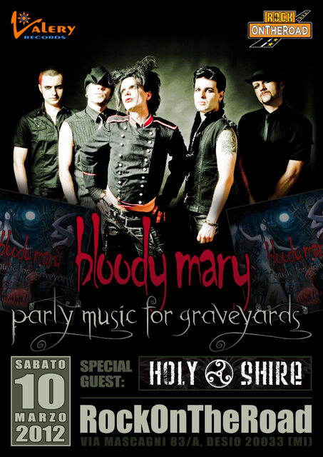 Flyer — Party Music for Graveyards @ RockOnTheRoad